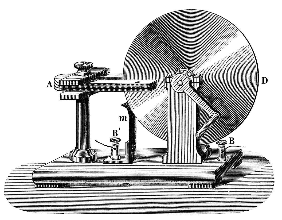 Historical axial flux motor